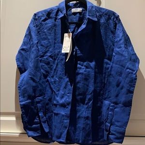 Uniqlo long sleeve linen shirt